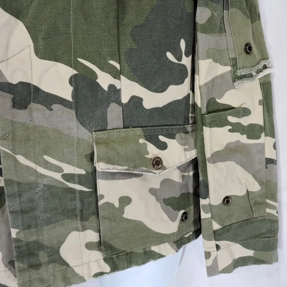 ZADIG & VOLTAIRE ⚜ WOMEN'S GREEN COTTON FASHION JACKET - Picture 2 of 5